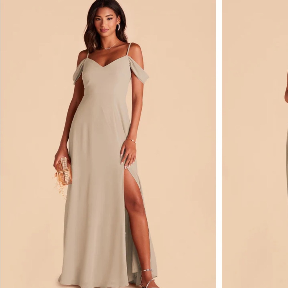 Birdy Grey Chiffon Almond Bridesmaid Dress